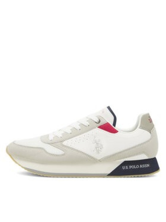 U.S. Polo Assn. Sneakersy NOBIL003G Biały