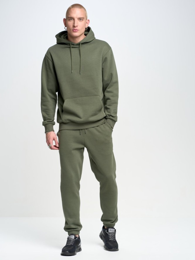 Bluza męska z kapturem khaki Hector 303/ William 303