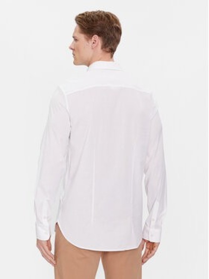 Guess Koszula Ls Sunset Jacquard M4RH55 WFXX0 Biały Slim Fit