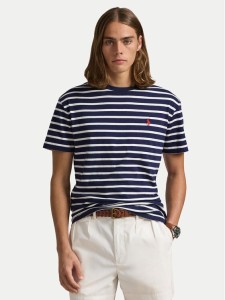 Polo Ralph Lauren T-Shirt 710938134007 Granatowy Slim Fit