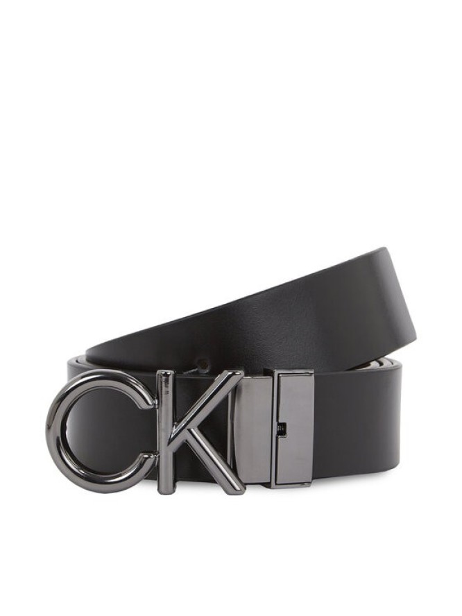 Calvin Klein Pasek Męski Gs 2 Buckles 1 Strap Belt Set K50K511027 Czarny