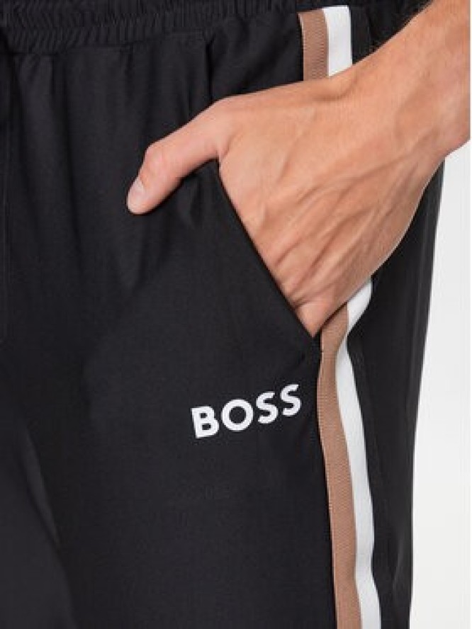 Boss Spodnie dresowe 50504553 Czarny Regular Fit