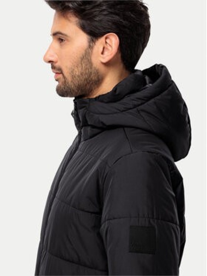 Jack Wolfskin Kurtka puchowa Deutzer 1207451 Czarny Regular Fit