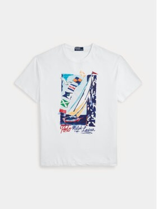 Polo Ralph Lauren T-Shirt 710926890001 Biały Regular Fit