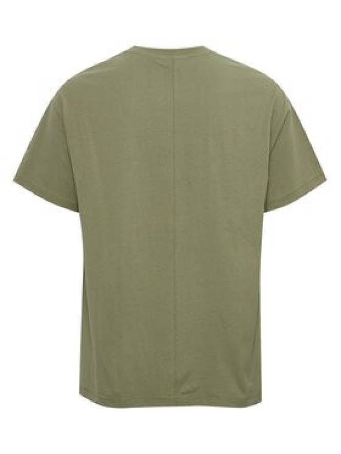 Solid T-Shirt 21107195 Zielony Regular Fit
