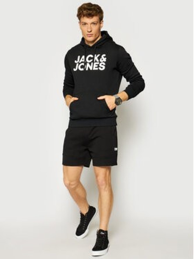 Jack&Jones Bluza Corp Logo 12152840 Czarny Regular Fit