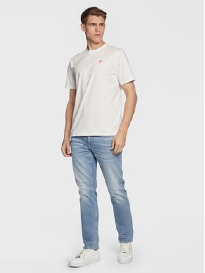 Guess T-Shirt Buster Z3GI06 J1314 Biały Slim Fit