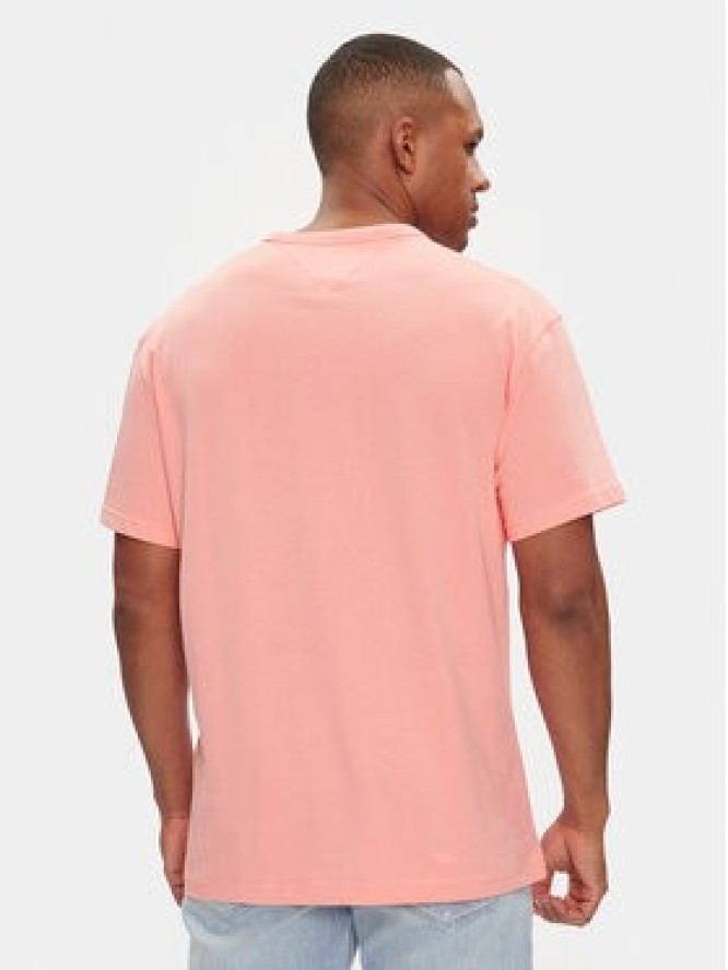 Tommy Jeans T-Shirt DM0DM18872 Różowy Regular Fit