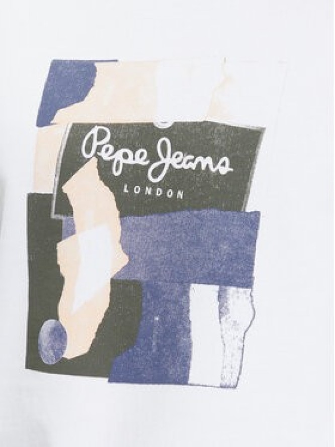 Pepe Jeans Bluza PM582479 Biały Regular Fit
