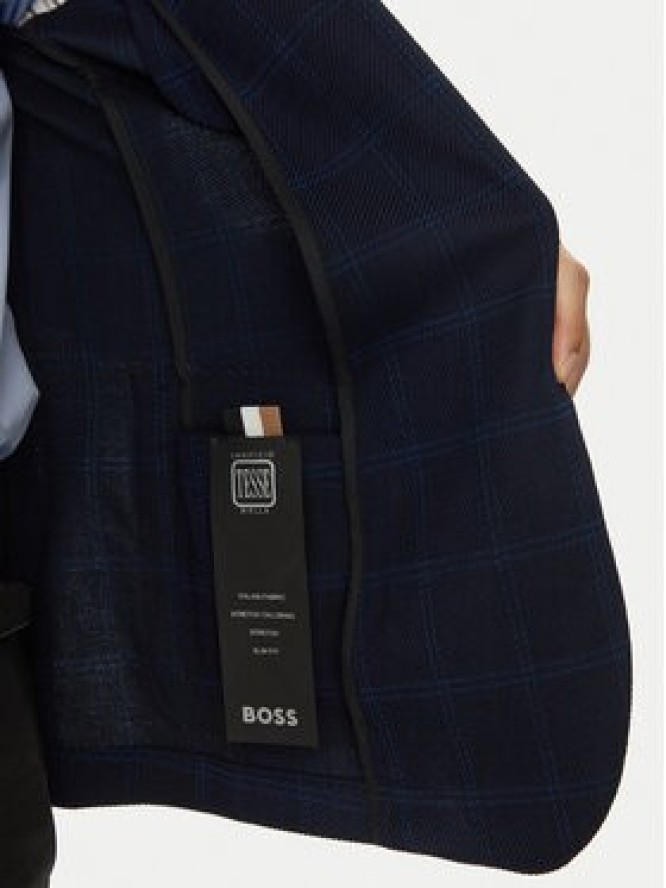 Boss Marynarka C-Hanry-233 50521630 Granatowy Slim Fit