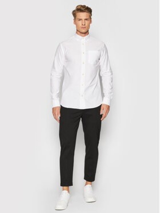 Selected Homme Koszula Rick 16077359 Biały Regular Fit