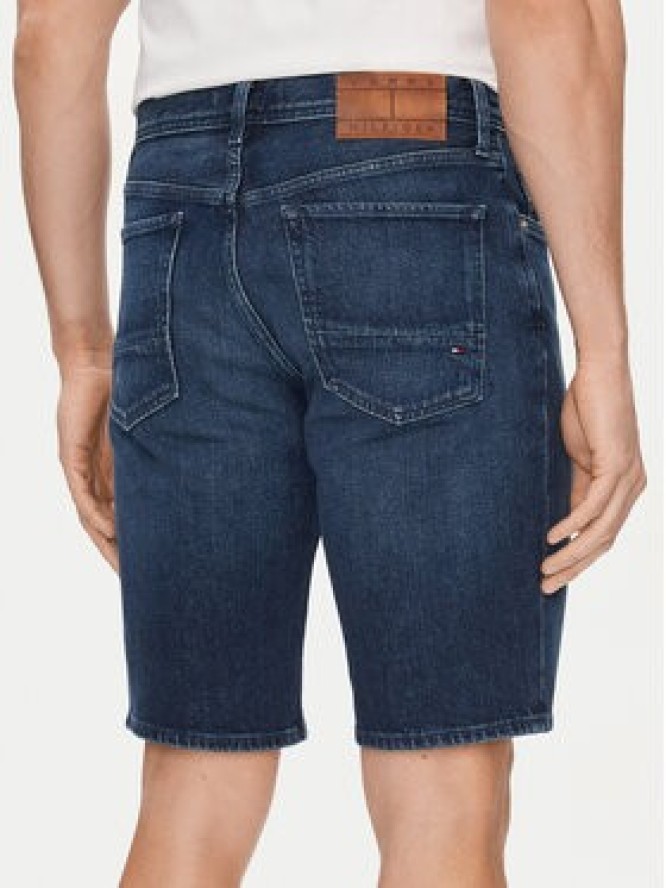 Tommy Hilfiger Szorty jeansowe Brooklyn MW0MW35176 Granatowy Straight Fit