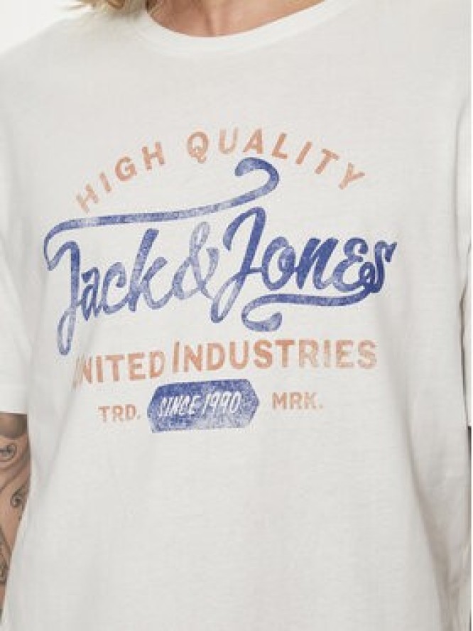 Jack&Jones T-Shirt Jprblulouie 12259674 Biały Regular Fit