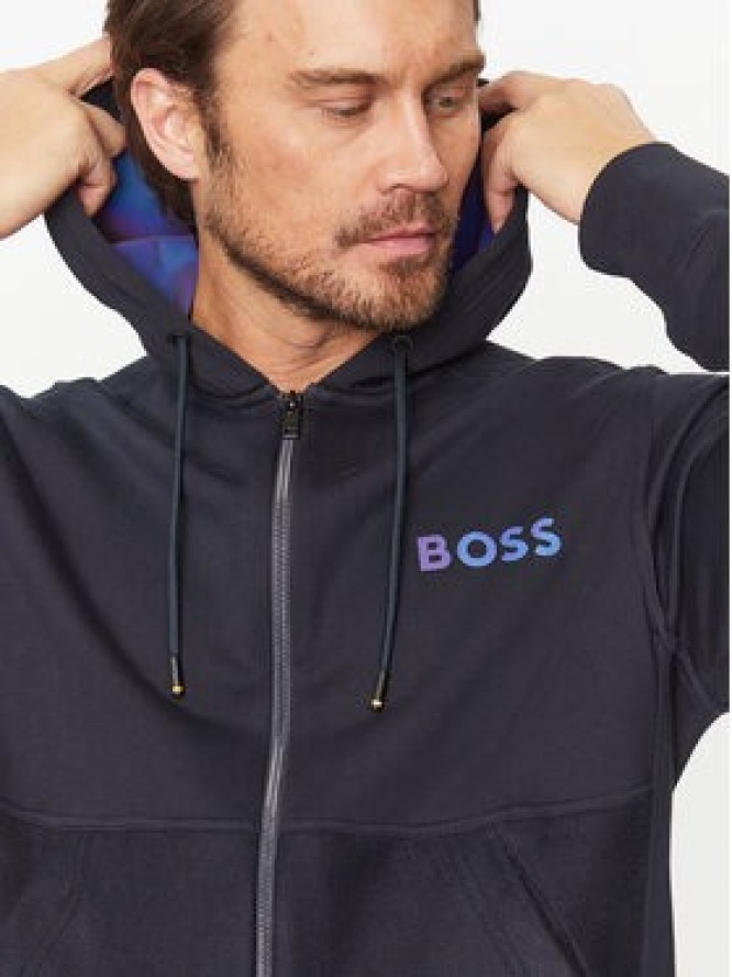 Boss Bluza Zedoublehood 50501974 Granatowy Regular Fit