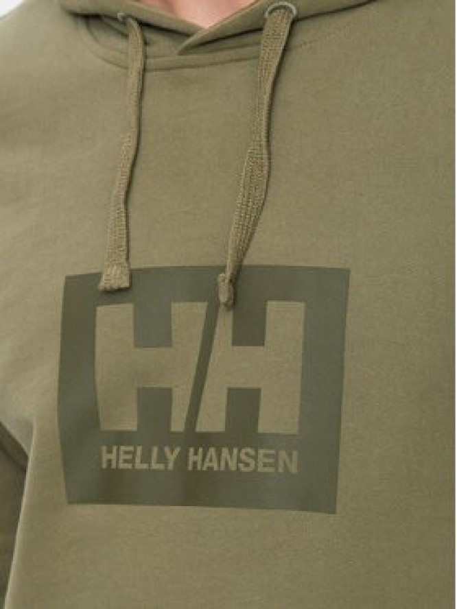 Helly Hansen Bluza Hh Box Hoodie 53289 Zielony Regular Fit