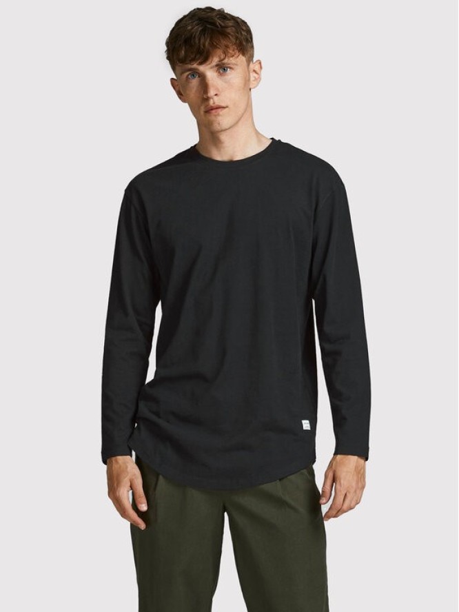 Jack&Jones Longsleeve Noa 12190128 Czarny Loose Fit