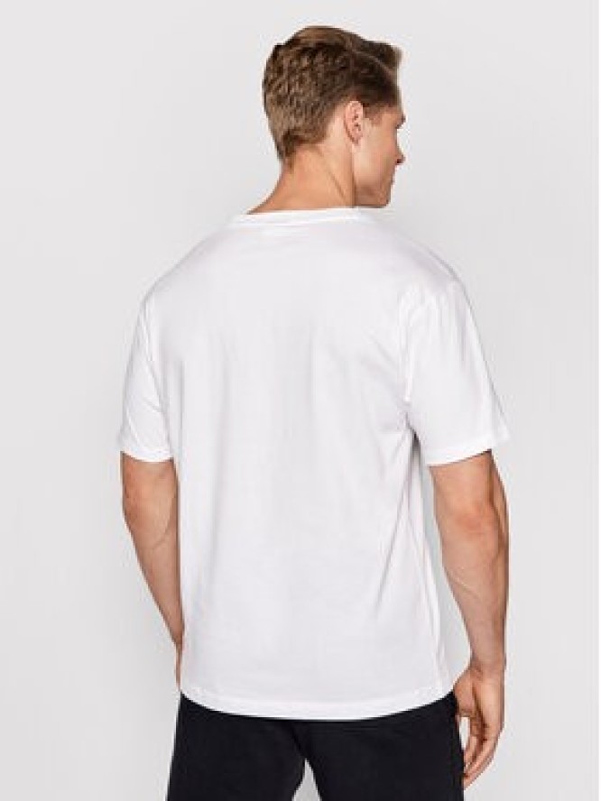 New Balance T-Shirt MT01516 Biały Relaxed Fit