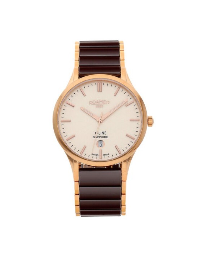 Roamer Zegarek C-Line 658833 49 35 63 Brązowy