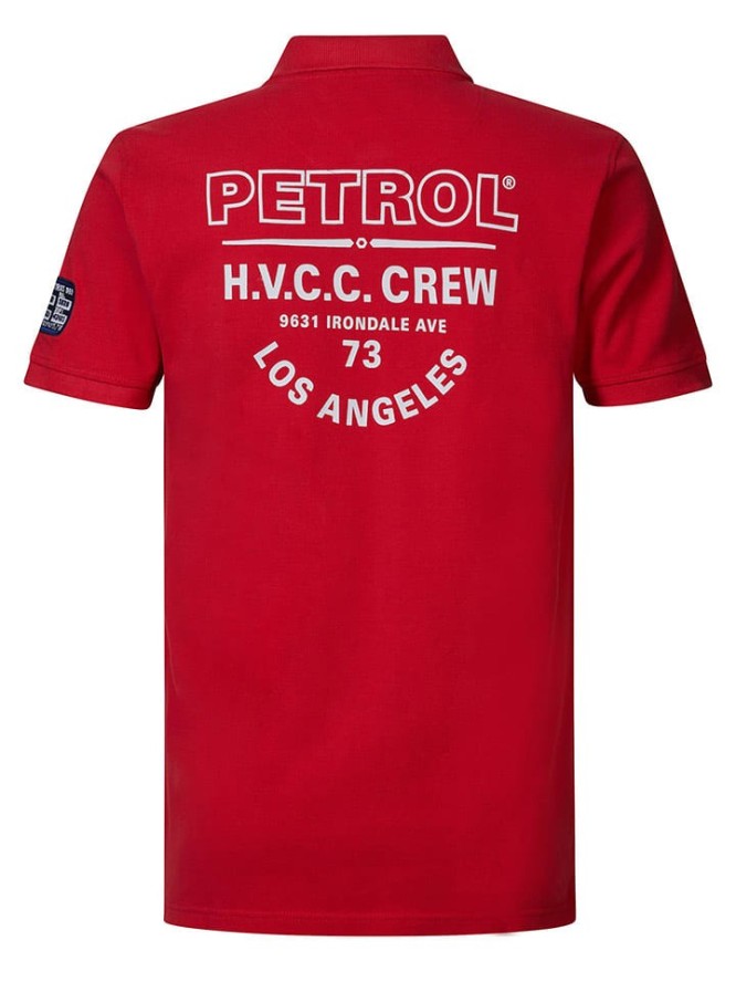 Petrol Industries Koszulka polo w kolorze czerwonym rozmiar: S