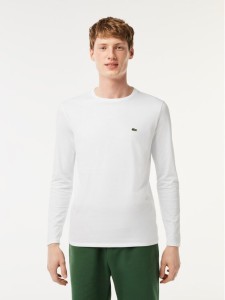 Lacoste Longsleeve TH6712 Biały Regular Fit