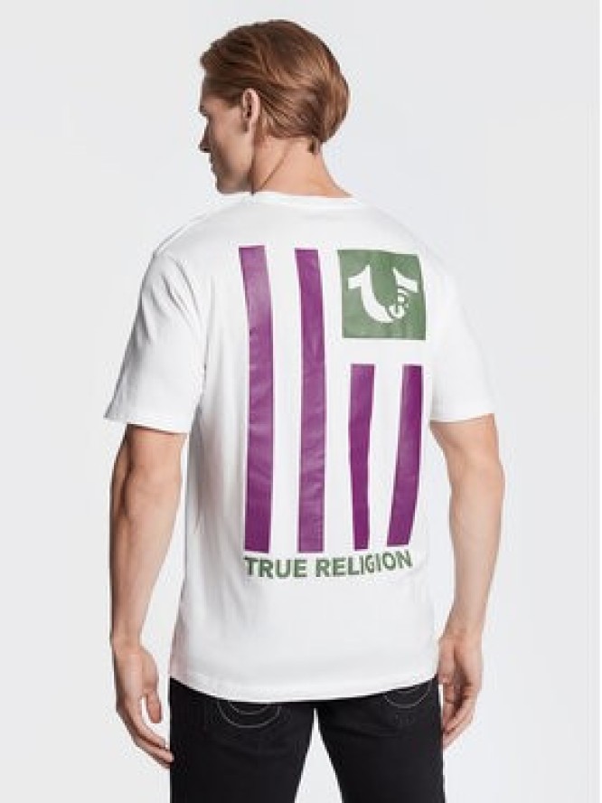 True Religion T-Shirt 106298 Biały Regular Fit