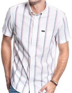 MĘSKA KOSZULA LEE BUTTON DOWN SS REGULAR FIT PAPRIKA L886DHNI 112123625