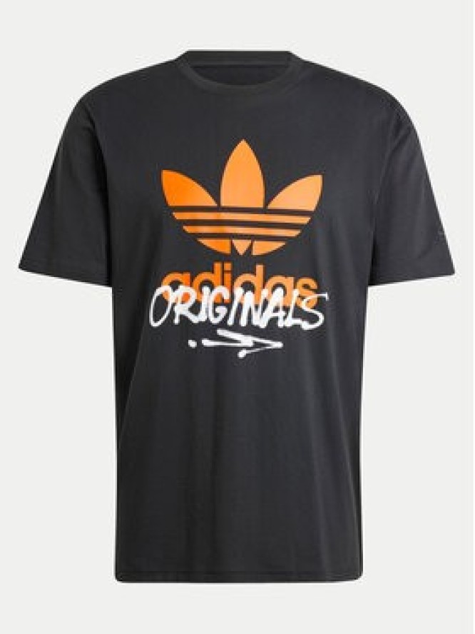 adidas T-Shirt Supply Street IZ2578 Czarny Regular Fit