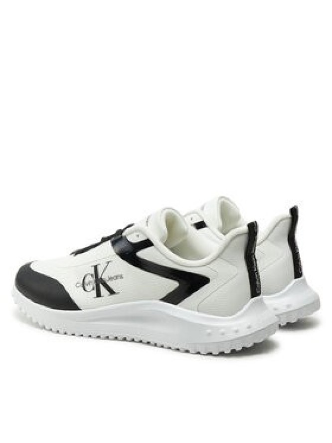 Calvin Klein Jeans Sneakersy Eva Runner Low Lace Ml YM0YM00968 Biały