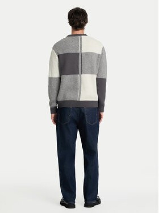 Selected Homme Sweter 16094557 Szary Relaxed Fit