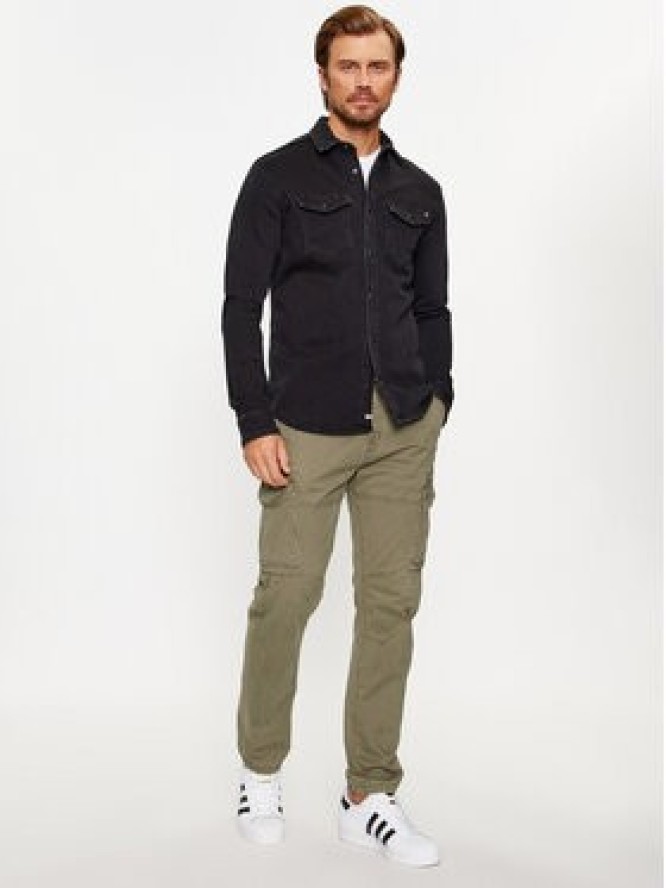 Pepe Jeans Koszula jeansowa PM307490 Czarny Slim Fit