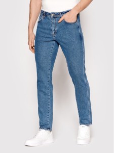 Americanos Jeansy Austin Niebieski Slim Leg