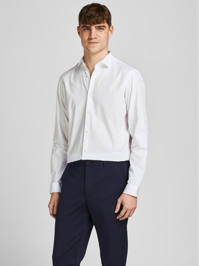 Jack&Jones Koszula 12201905 Biały Slim Fit