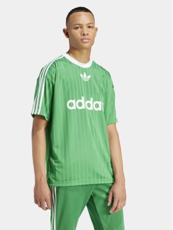 adidas T-Shirt adicolor IM9457 Zielony Loose Fit