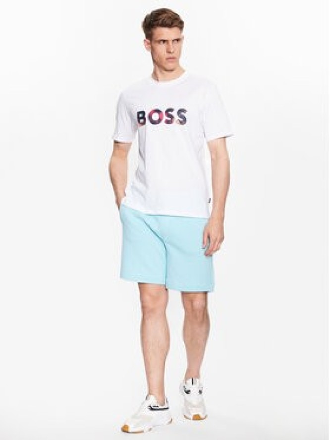 Boss T-Shirt 50491718 Biały Relaxed Fit