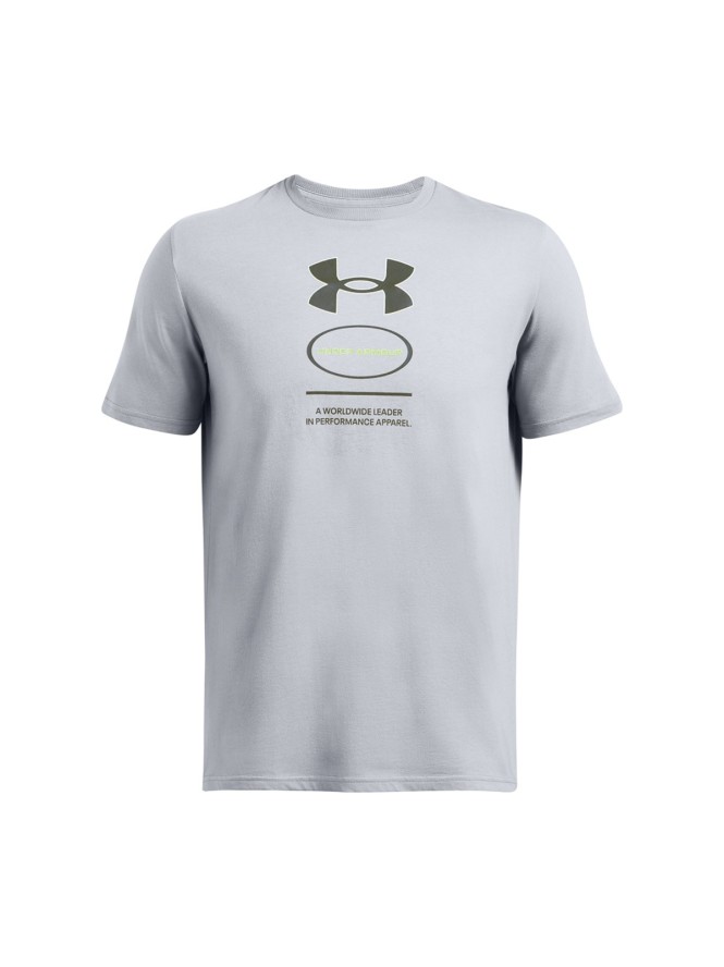 T-shirt męski Under Armour UA M Branded Gel Stack Ss - szary