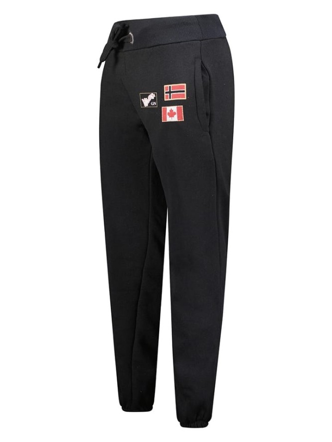 Geographical Norway Spodnie dresowe "Madock" w kolorze czarnym rozmiar: S