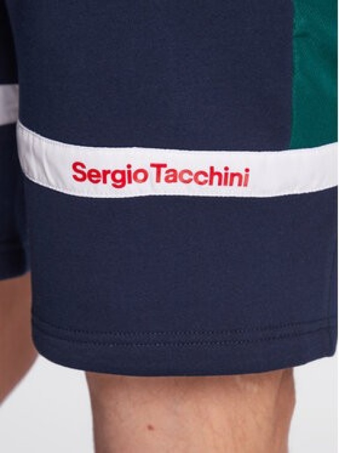 Sergio Tacchini Szorty sportowe Ginnico 39843 Granatowy Regular Fit