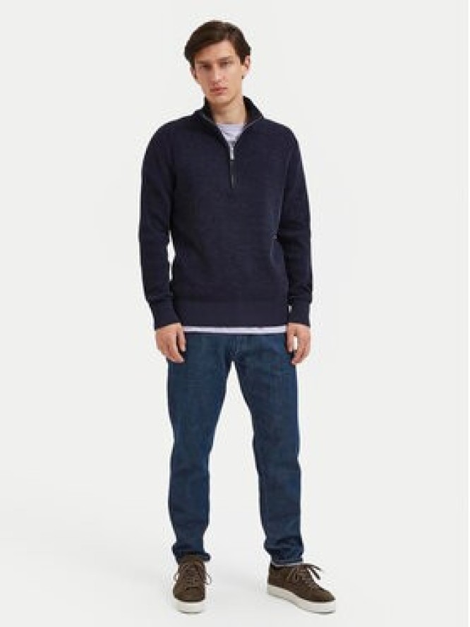 Selected Homme Sweter Rodney 16087985 Granatowy Regular Fit