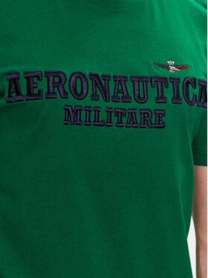 Aeronautica Militare T-Shirt 231TS2077J538 Zielony Regular Fit