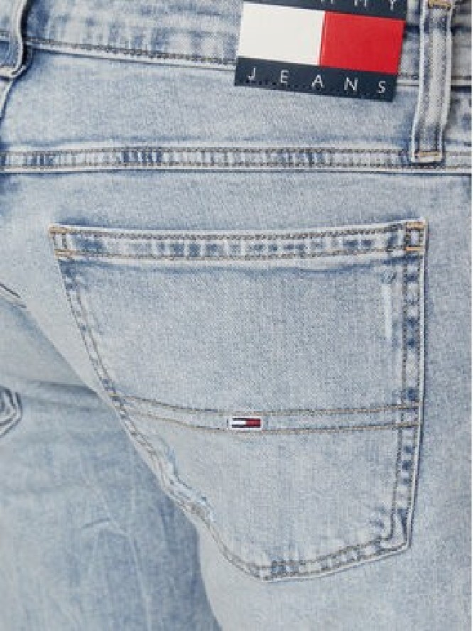 Tommy Jeans Szorty jeansowe Ronnie DM0DM18796 Niebieski Slim Fit