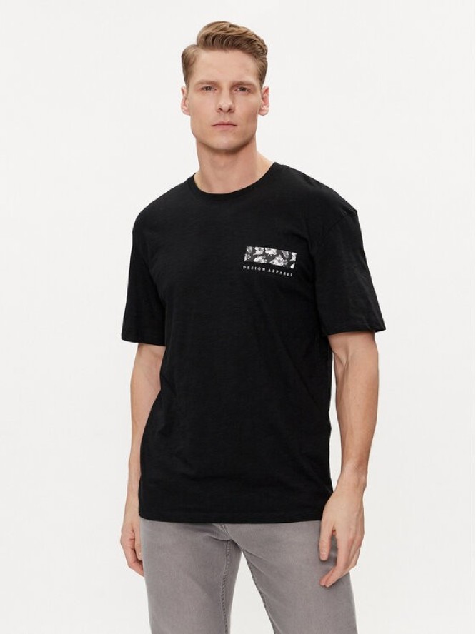 Jack&Jones T-Shirt Guru 12249187 Czarny Relaxed Fit