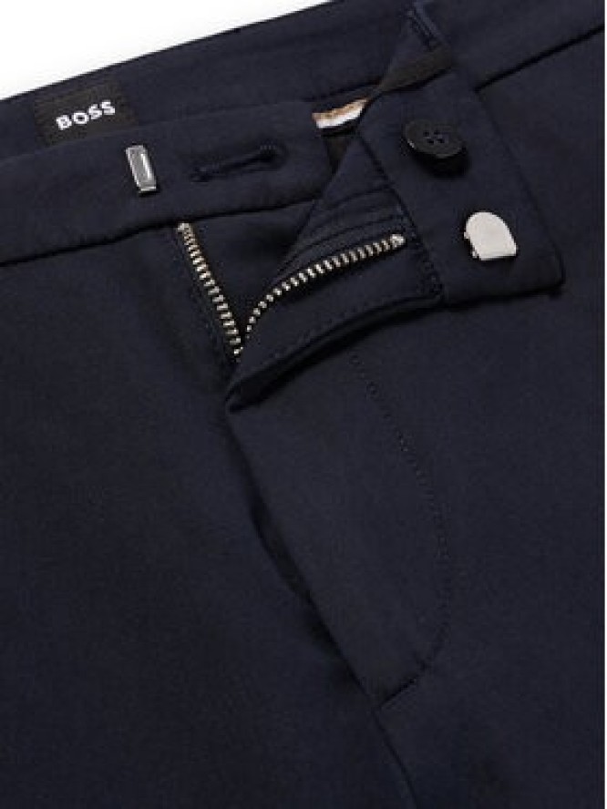 Boss Spodnie materiałowe Kaito1_T 50487754 Granatowy Slim Fit