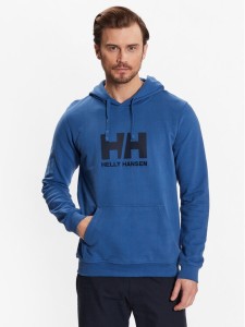 Helly Hansen Bluza Logo 33977 Niebieski Regular Fit