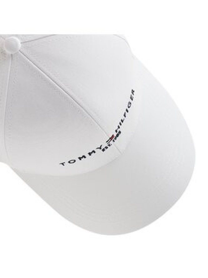 Tommy Hilfiger Czapka z daszkiem Th Established Cap AM0AM07352 Biały