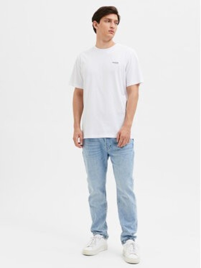 Selected Homme T-Shirt Aspen 16087858 Biały Regular Fit
