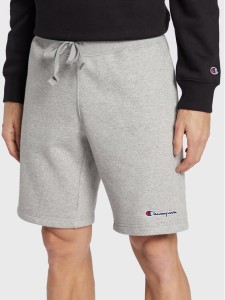 Champion Szorty sportowe Small Embroidery Script 218295 Szary Regular Fit