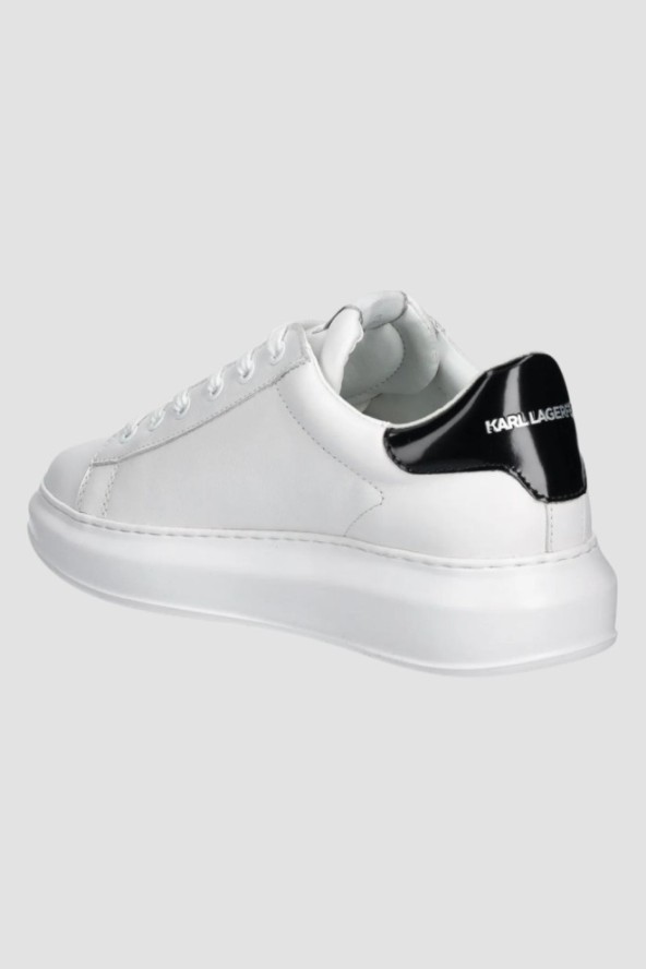 KARL LAGERFELD Białe męskie sneakersy KAPRI MENS Maison Karl Lace