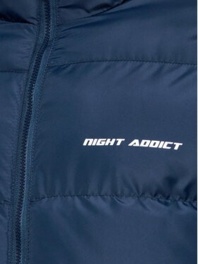 Night Addict Kurtka puchowa MJK-NADAVISNAVY Granatowy Regular Fit