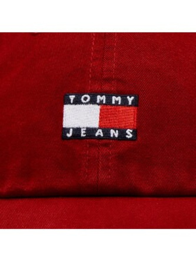 Tommy Jeans Czapka z daszkiem Heritage AM0AM12020 Czerwony