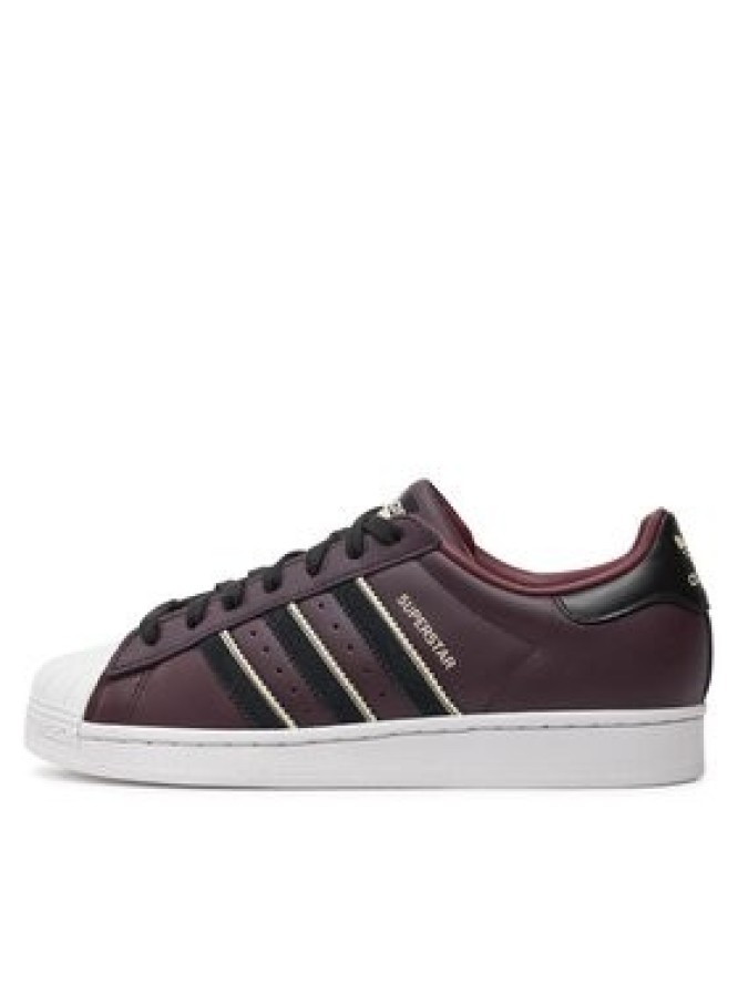 adidas Sneakersy Superstar Shoes HP2856 Bordowy